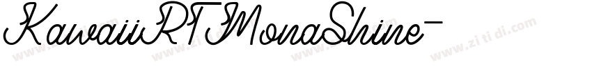 KawaiiRT MonaShine字体转换